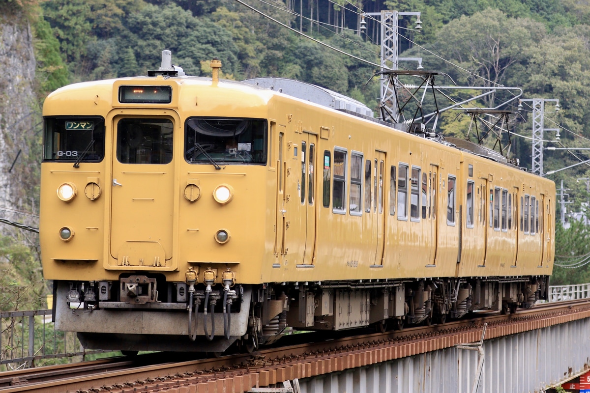 JR西日本 下関総合車両所岡山電車支所 115系 G-03編成