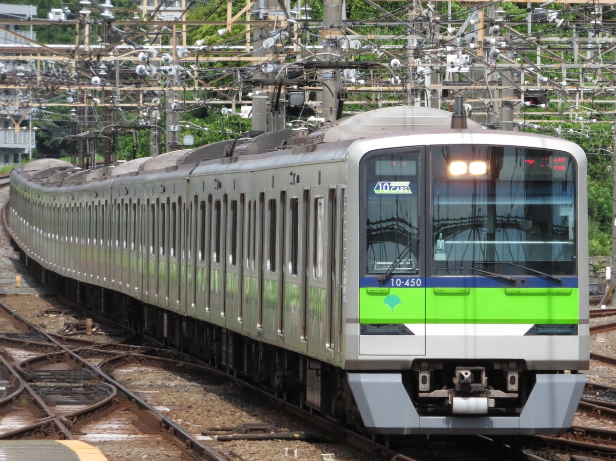 東京都交通局 大島車両検修場 10-300形 10-450編成