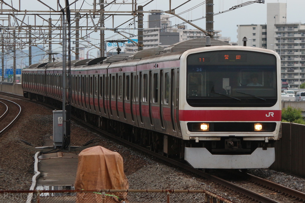 JR東日本 幕張車両センター習志野派出 209系 ケヨ34編成