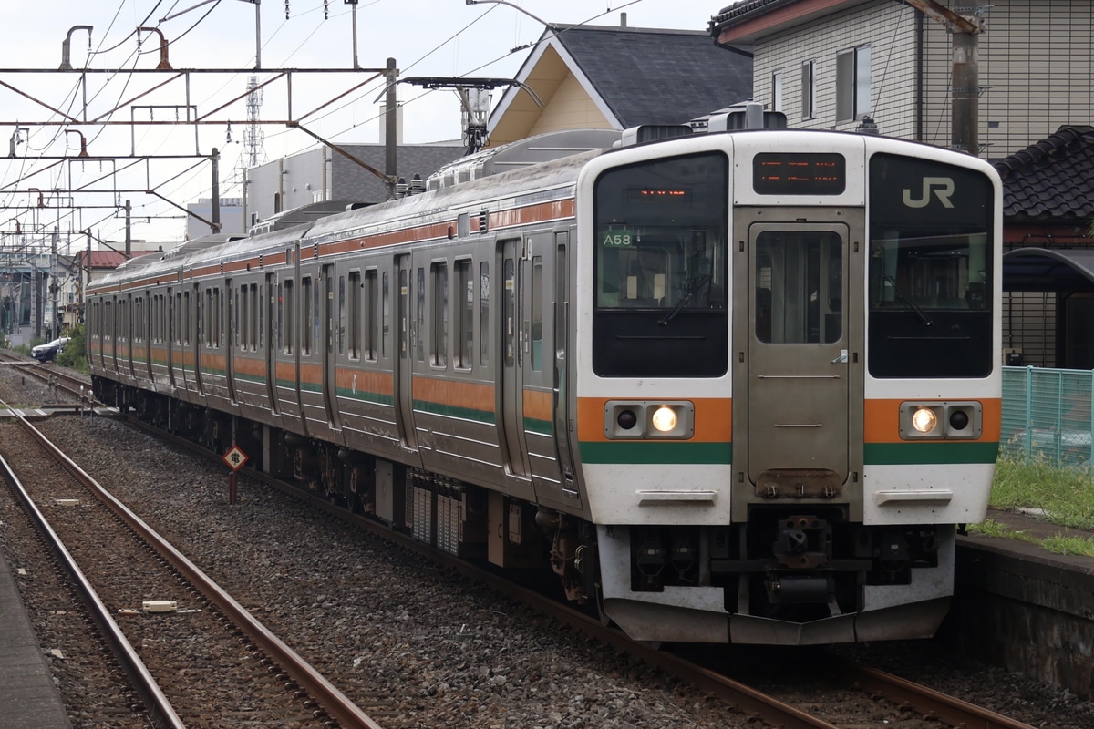 JR東日本 高崎車両センター 211系 タカA58編成