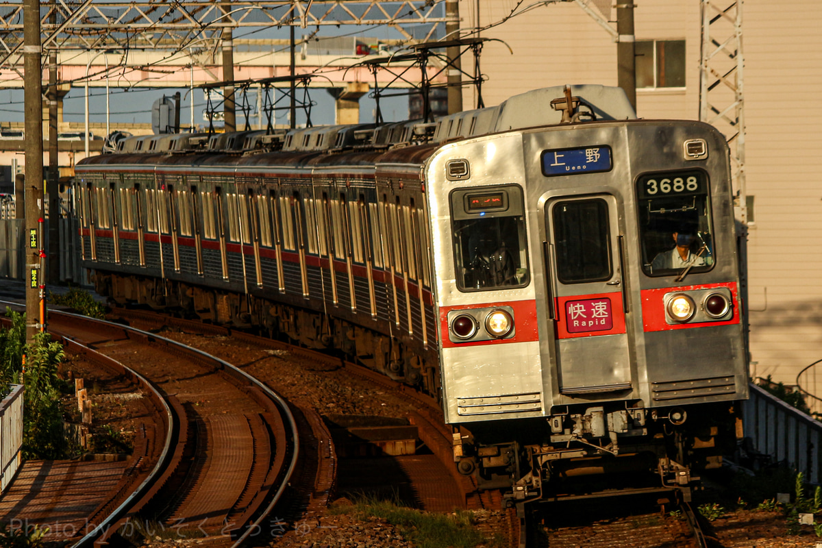 京成電鉄 宗吾車両基地 3600形 3688f