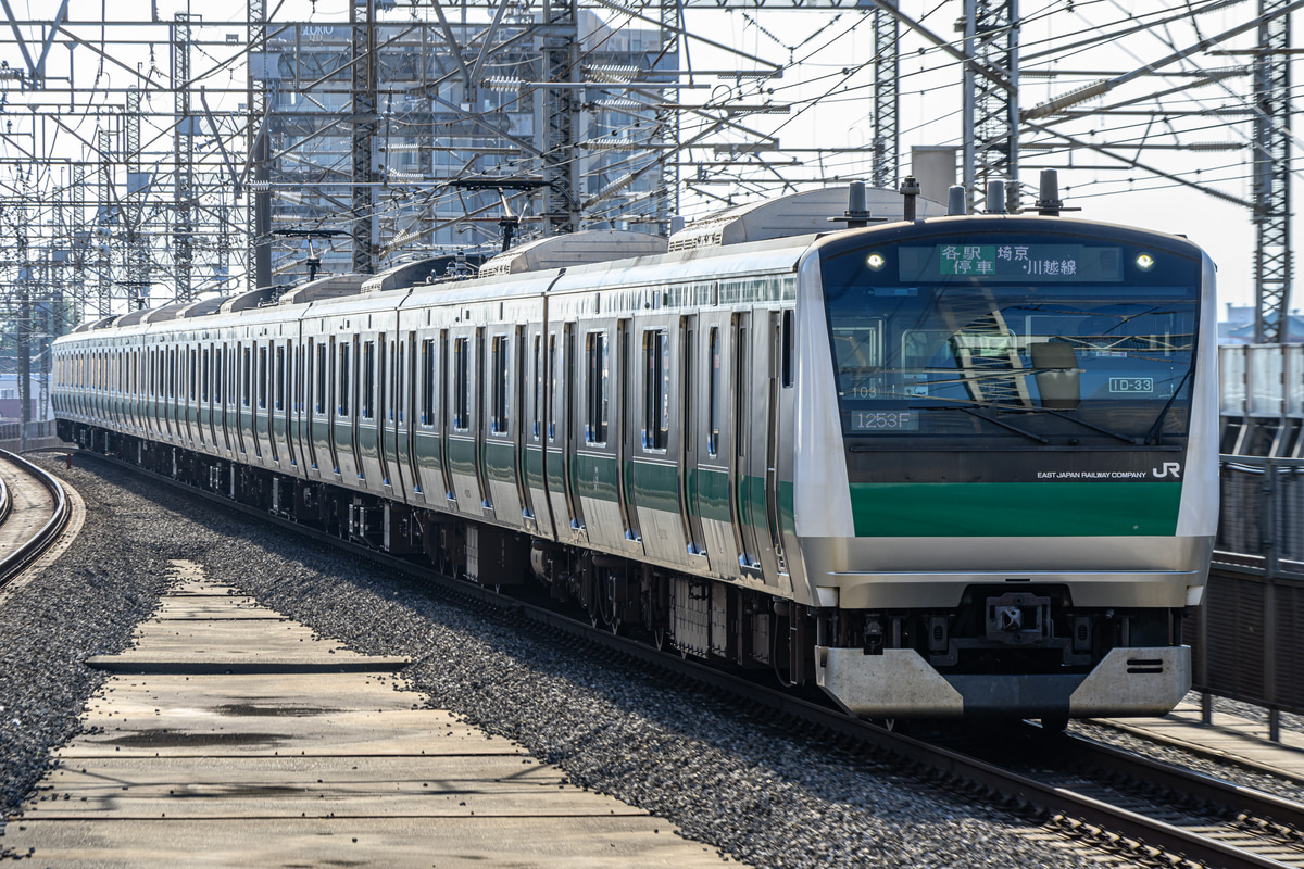 JR東日本 川越車両センター E233系 ハエ103編成