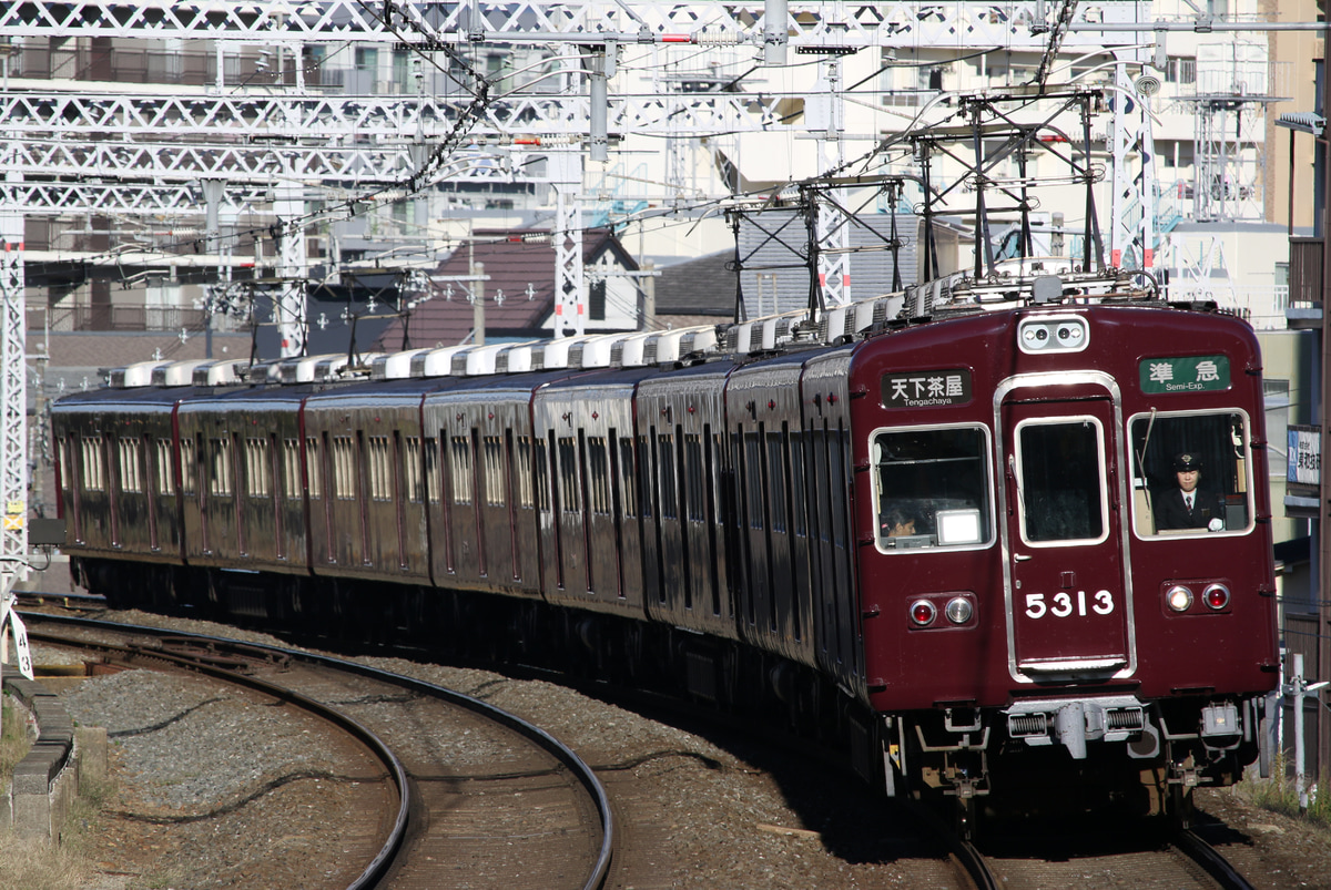 阪急電鉄 正雀車庫 5300系 5313F