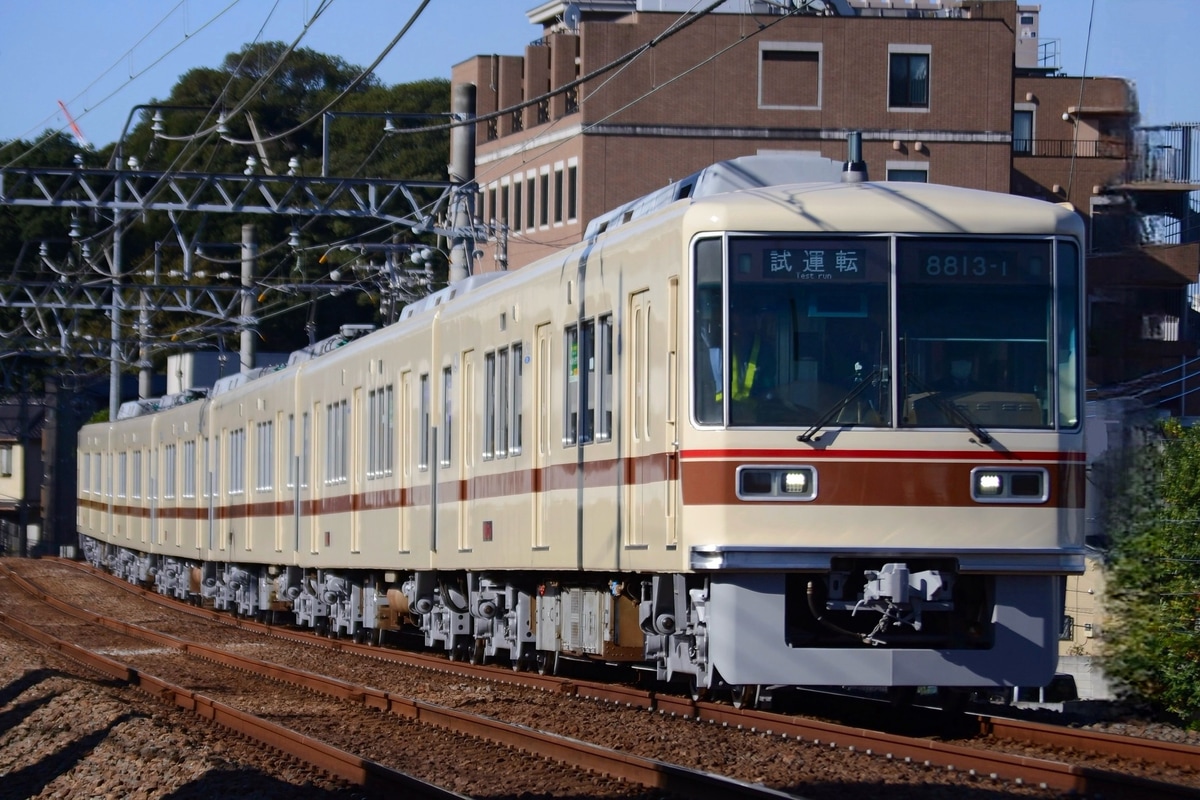 新京成電鉄 くぬぎ山車両基地 8800形 8813F