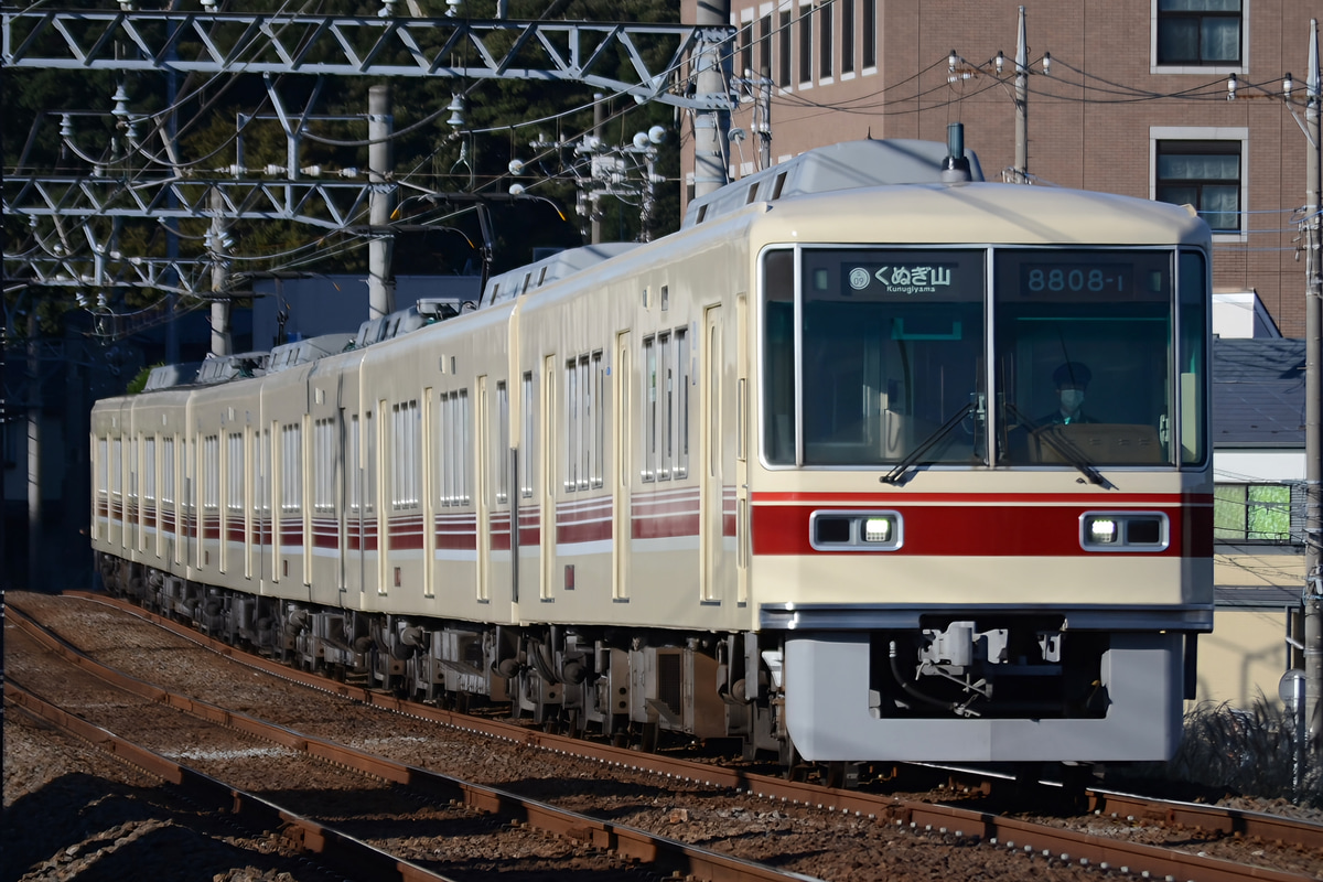 新京成電鉄 くぬぎ山車両基地 8800形 8808F