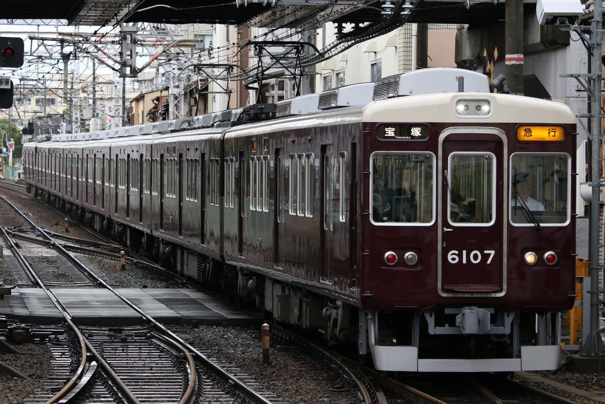 阪急電鉄 平井車庫 6000系 6007F