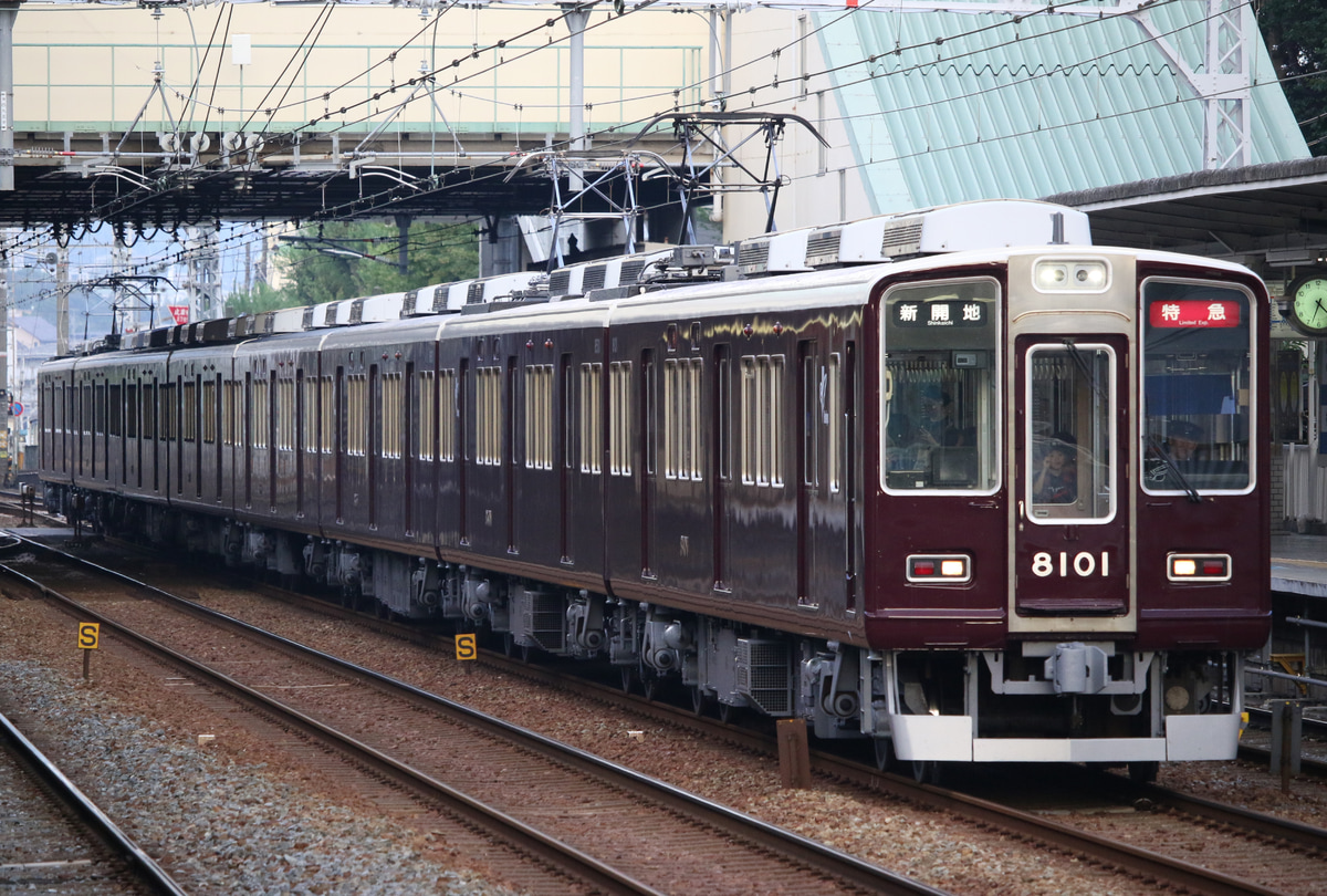 阪急電鉄 西宮車庫 8000系 8001F