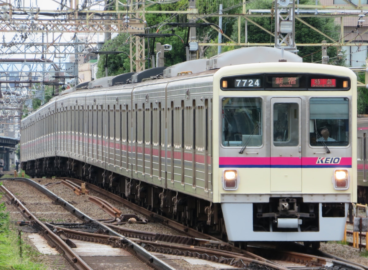 京王電鉄 若葉台検車区 7000系 7724F