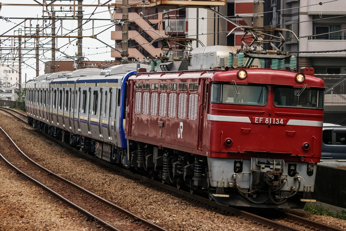 JR東日本 長岡車両センター EF81 134