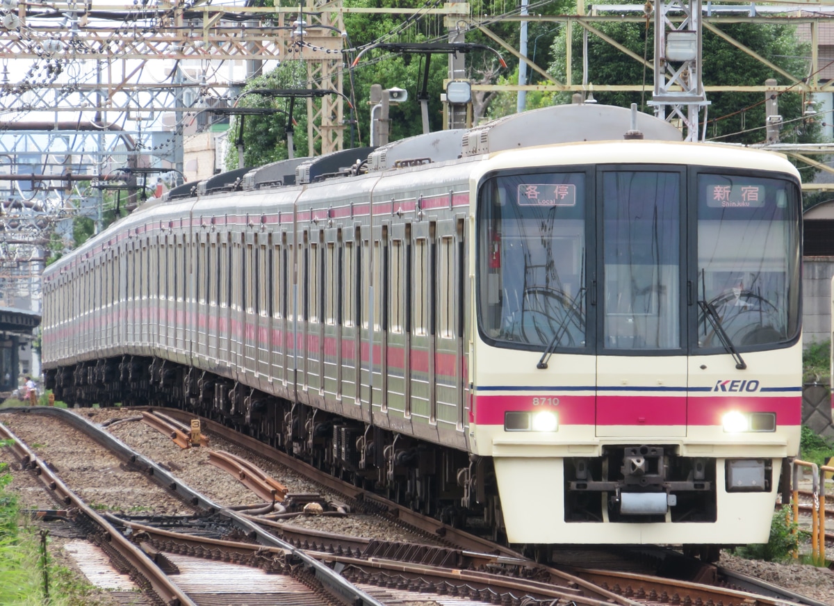 京王電鉄 若葉台検車区 8000系 8710F