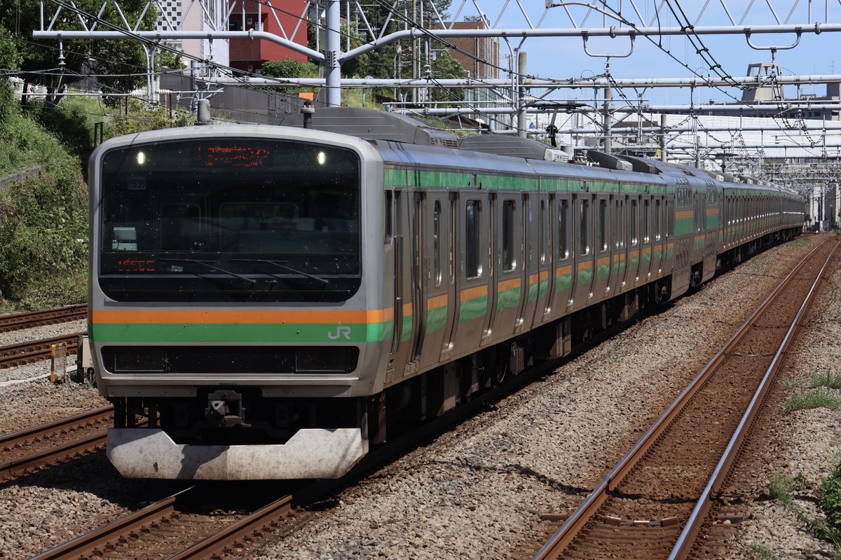 JR東日本 小山車両センター E231系 ヤマU538編成