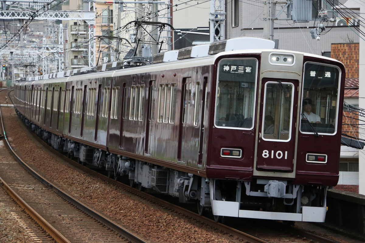 阪急電鉄 西宮車庫 8000系 8001F