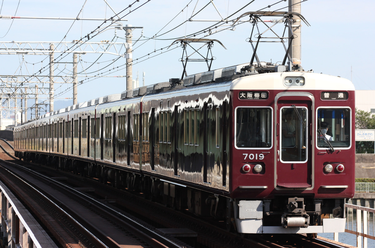 阪急電鉄 西宮車庫 7000系 7019F