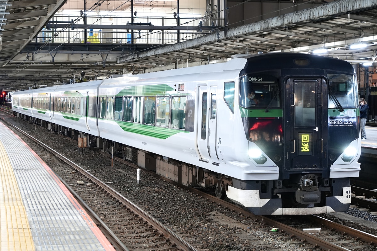 JR東日本 大宮総合車両センター東大宮センター E257系 OM-54編成