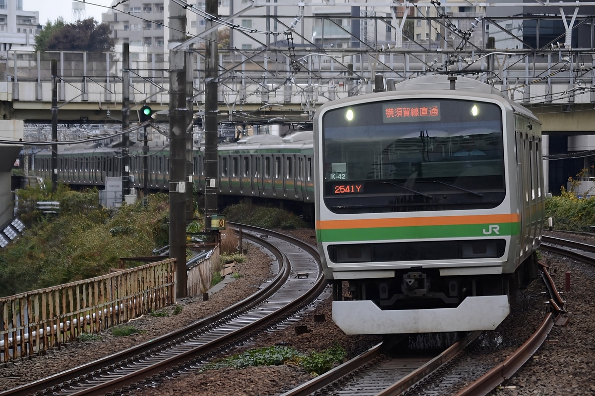 JR東日本 国府津車両センター E231系 コツK-42編成