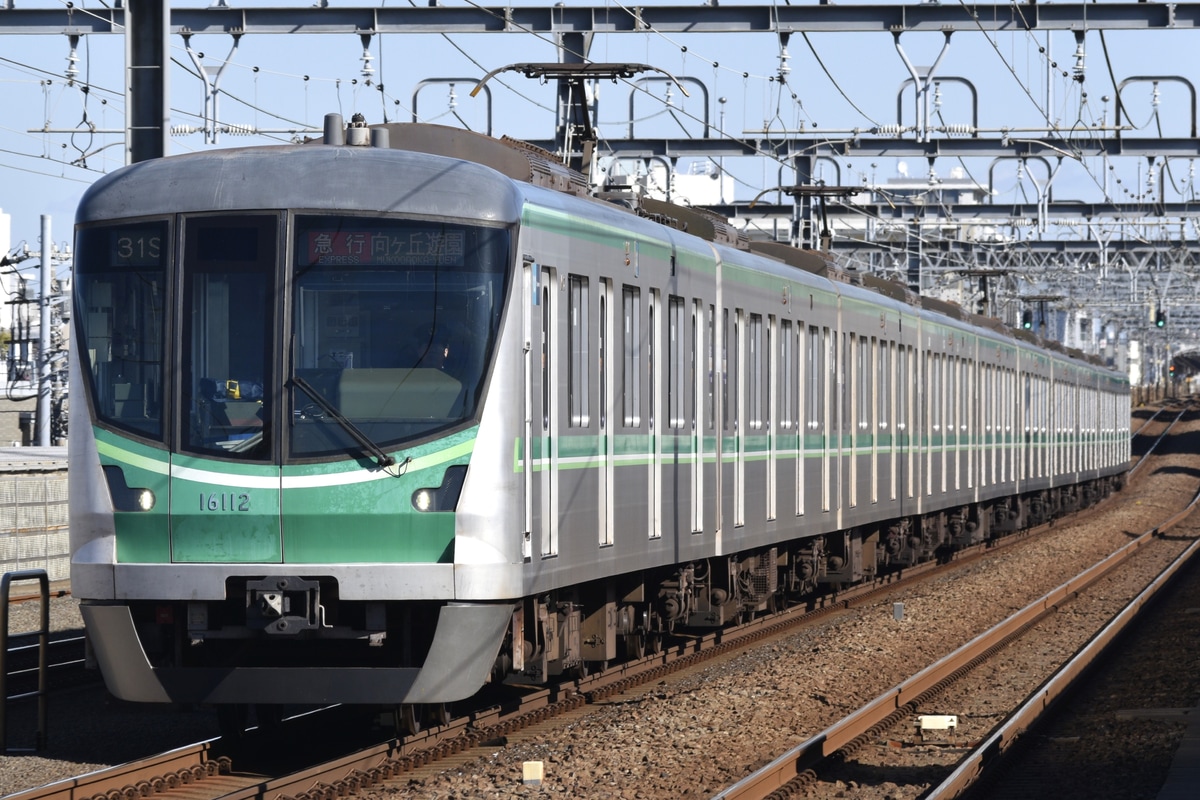 東京メトロ 綾瀬検車区 16000系 16112F