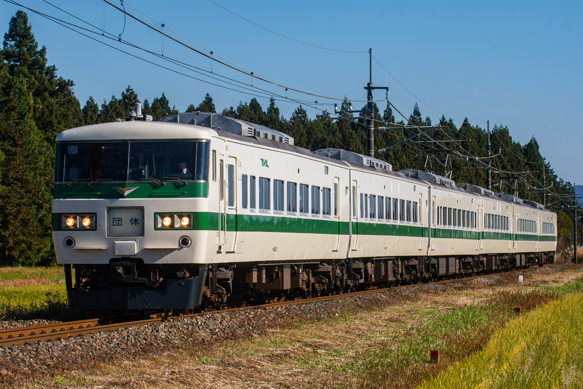 JR東日本 大宮総合車両センター東大宮センター 185系 オオC1編成