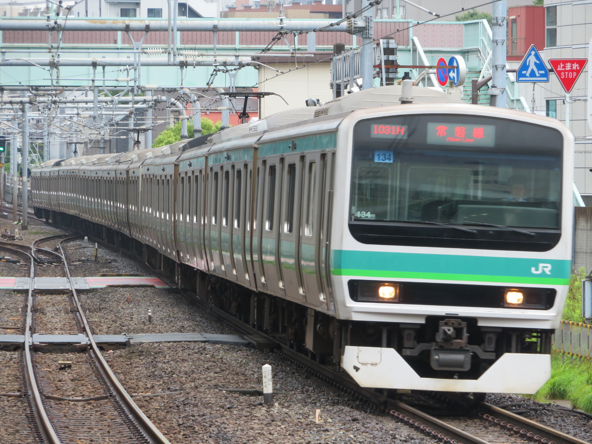 JR東日本 松戸車両センター本区 E231系 マト134編成