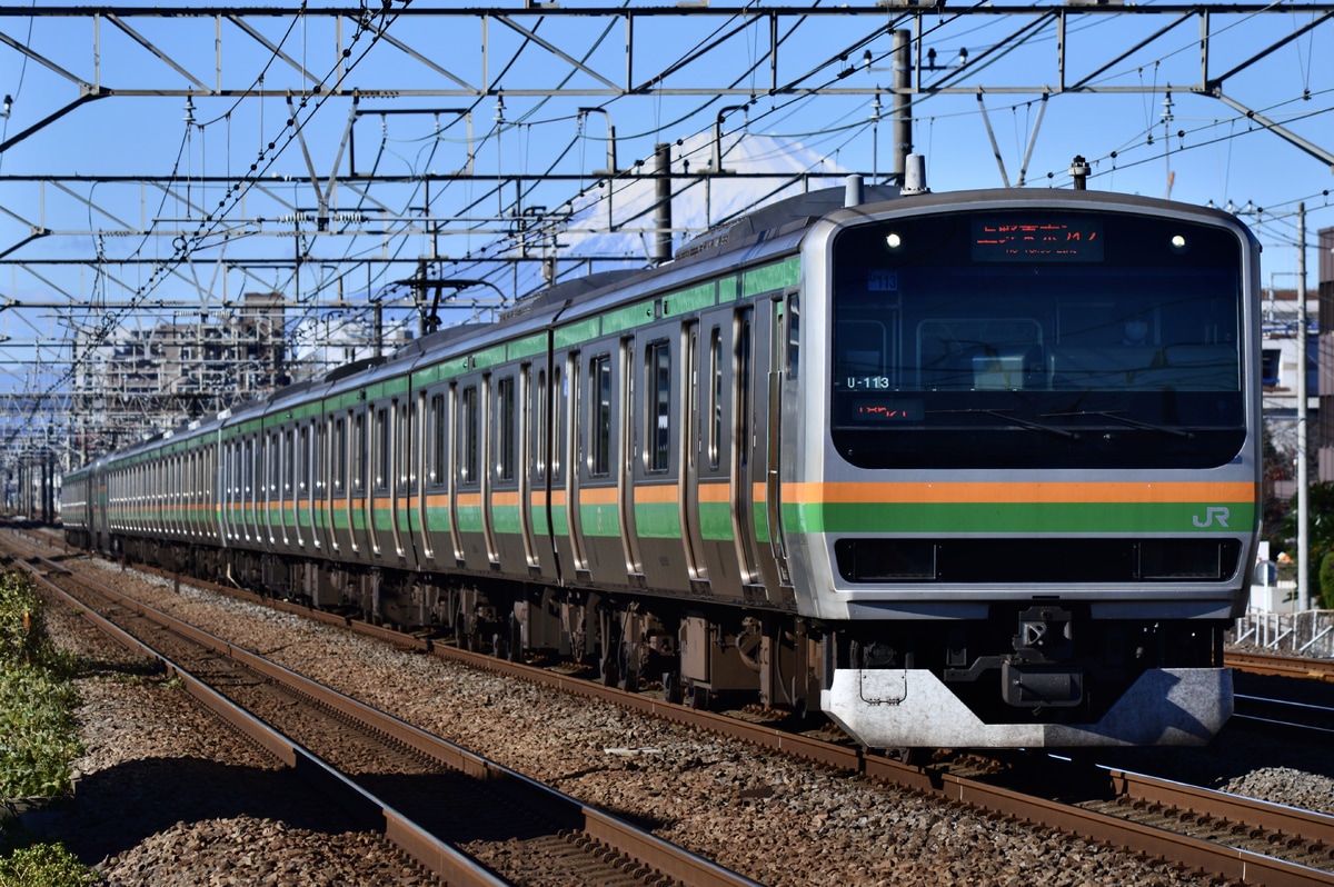 JR東日本 小山車両センター E231系 ヤマU-113編成