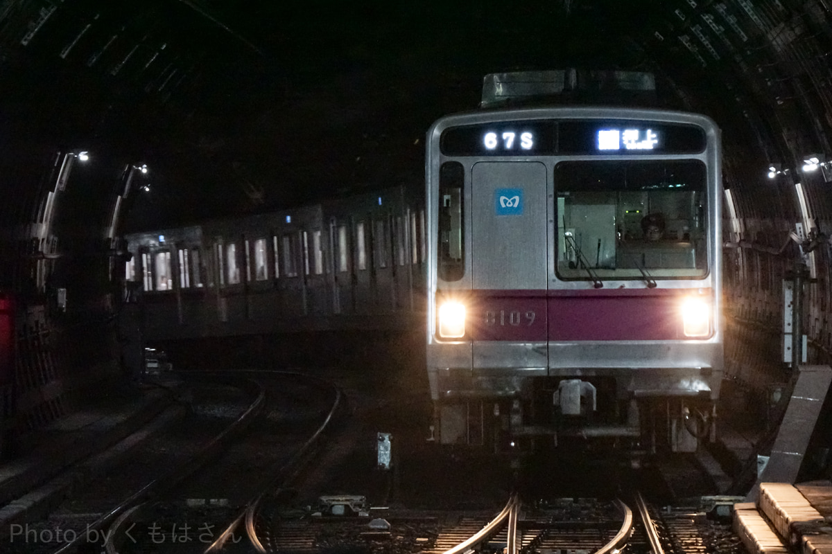 東京メトロ 鷺沼検車区 8000系 8109F