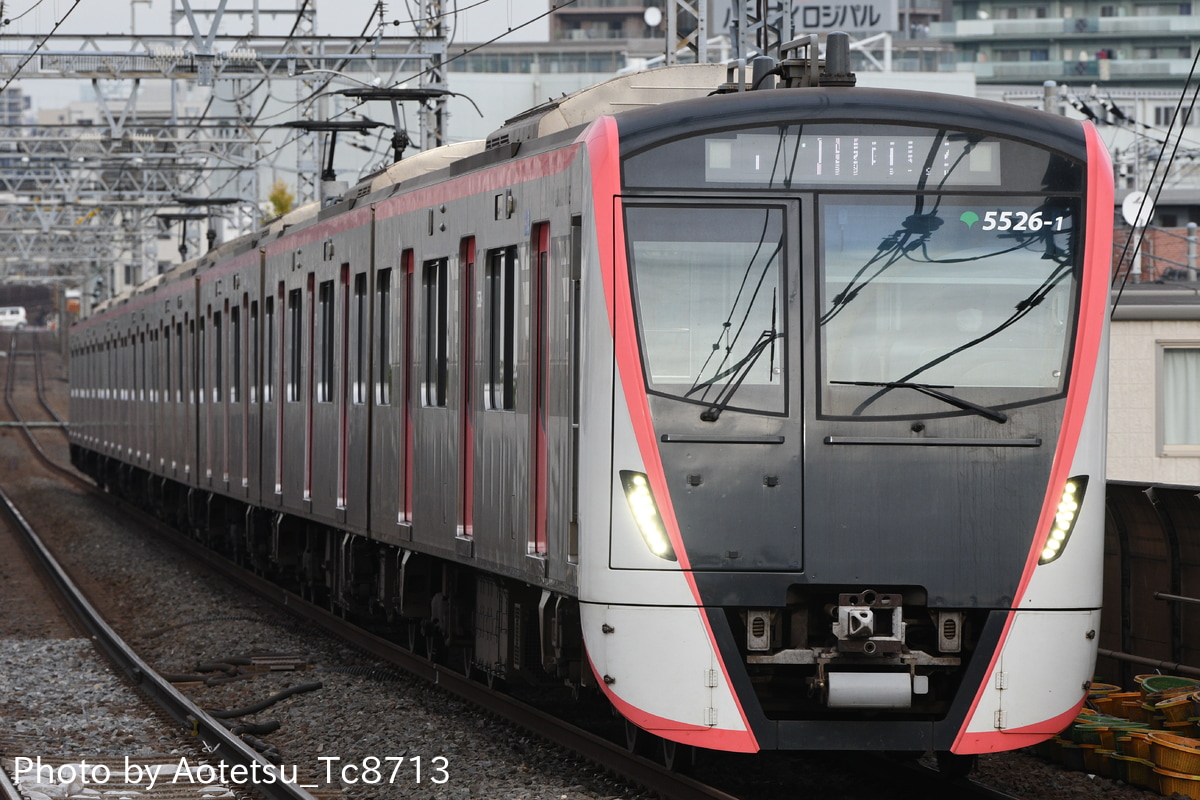 東京都交通局 馬込車両検修場 5500形 5526F