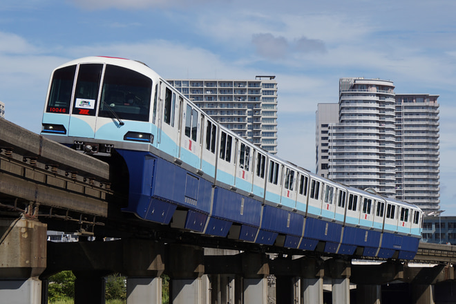 昭和島車両区10000形10041Fを大井競馬場前～天王洲アイル間で撮影した写真