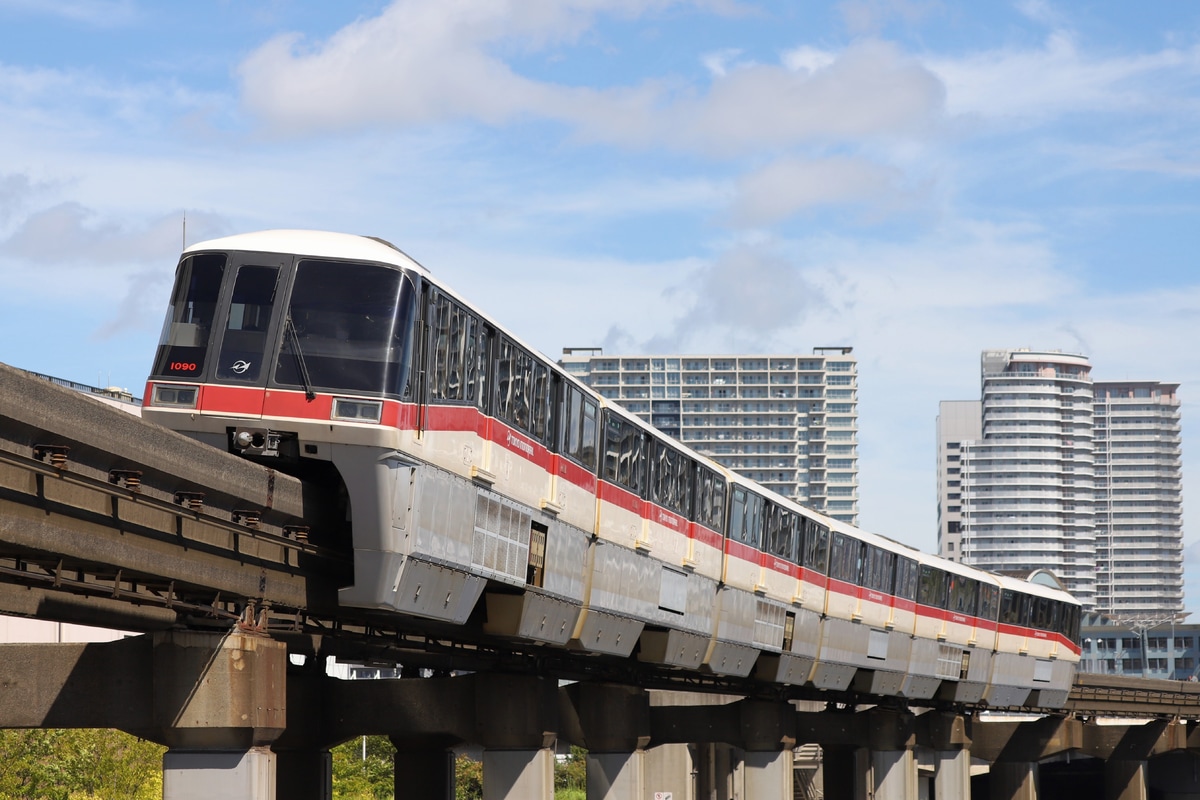 東京モノレール 昭和島車両区 1000形 1085F