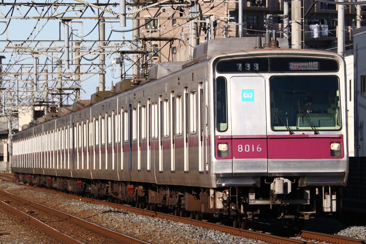 東京メトロ 鷺沼検車区 8000系 8116編成