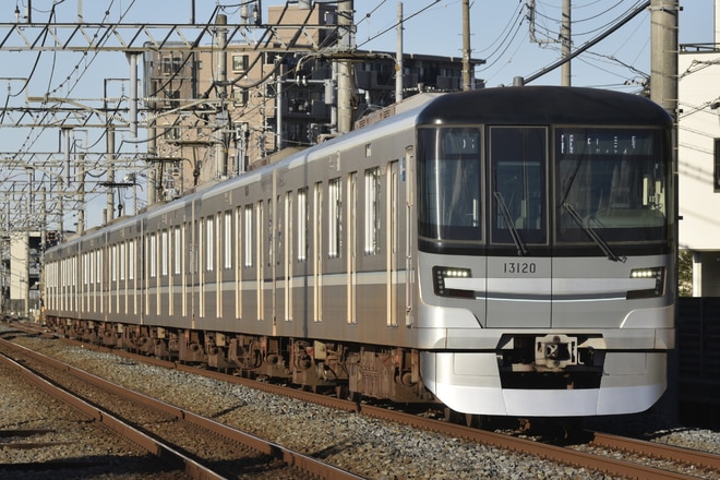 千住検車区13000系13120Fを大袋～北越谷間で撮影した写真