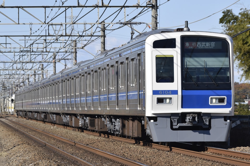 西武6000系6104F<br class="br-sp" />(6104編成)の写真