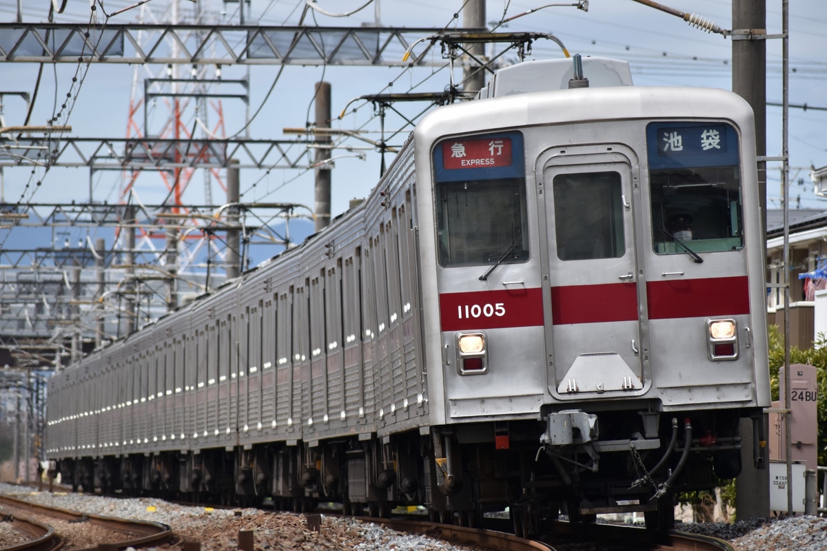 東武鉄道 森林公園検修区 10000系 11005F