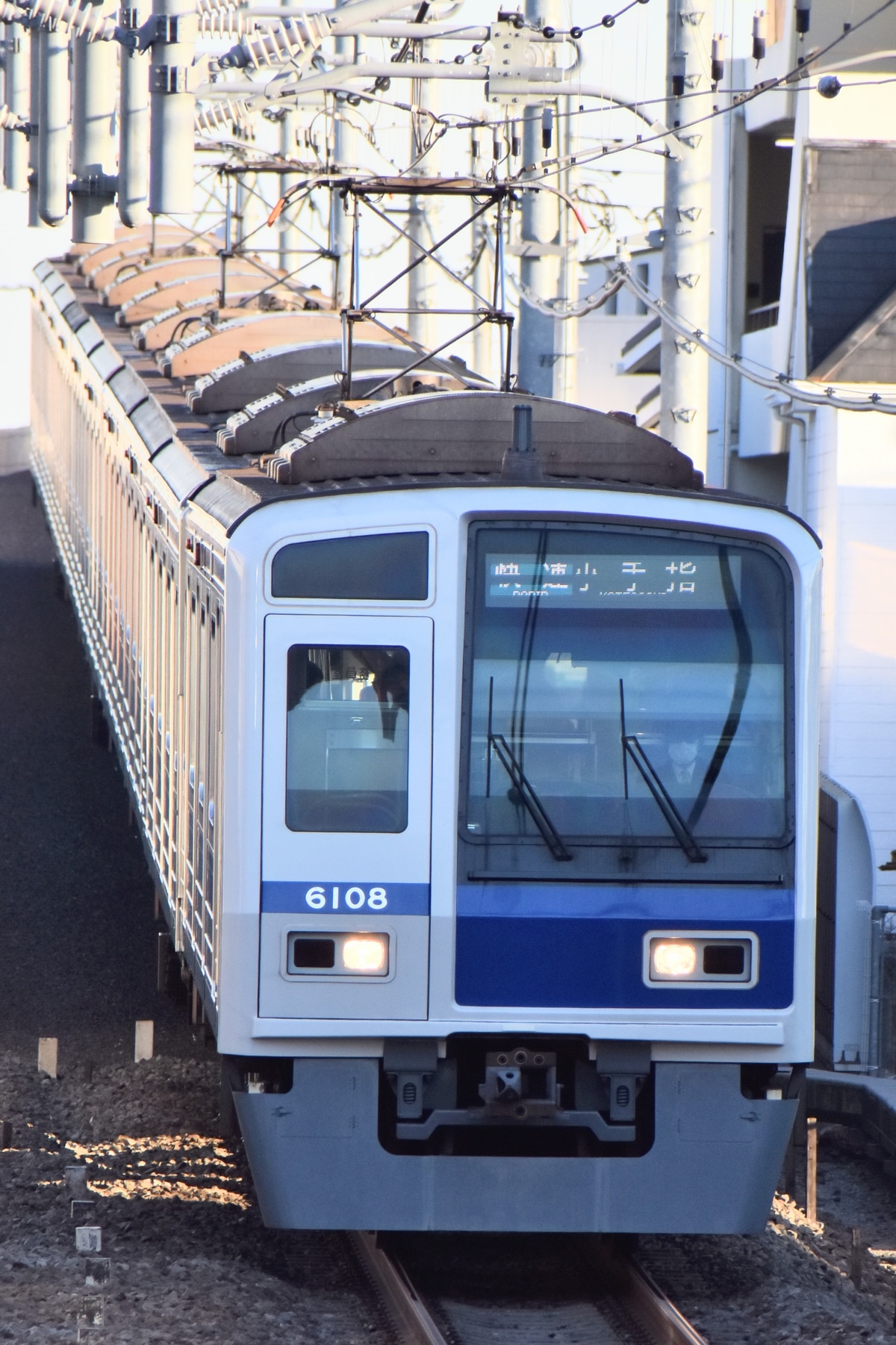 西武鉄道 玉川上水車両基地 6000系 6108F