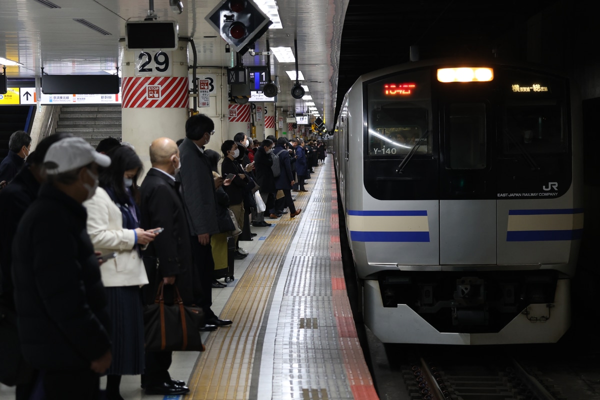 JR東日本 鎌倉車両センター本所 E217系 Y-140編成