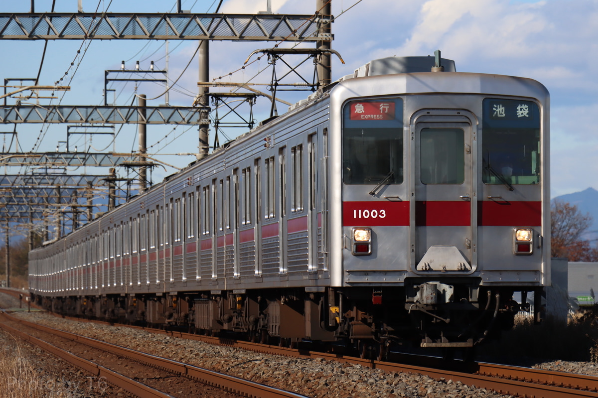 東武鉄道 森林公園検修区 10000系 11003f