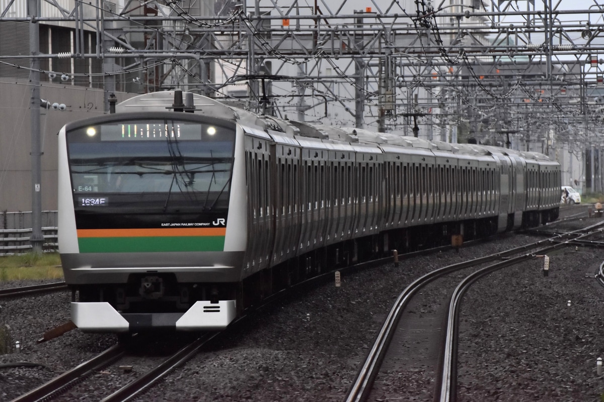 JR東日本 国府津車両センター E233系 コツE-64編成