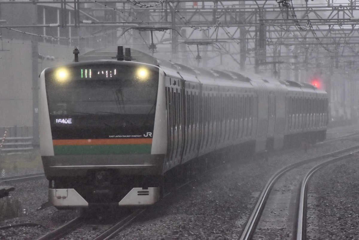 JR東日本 国府津車両センター E233系 コツE-07編成