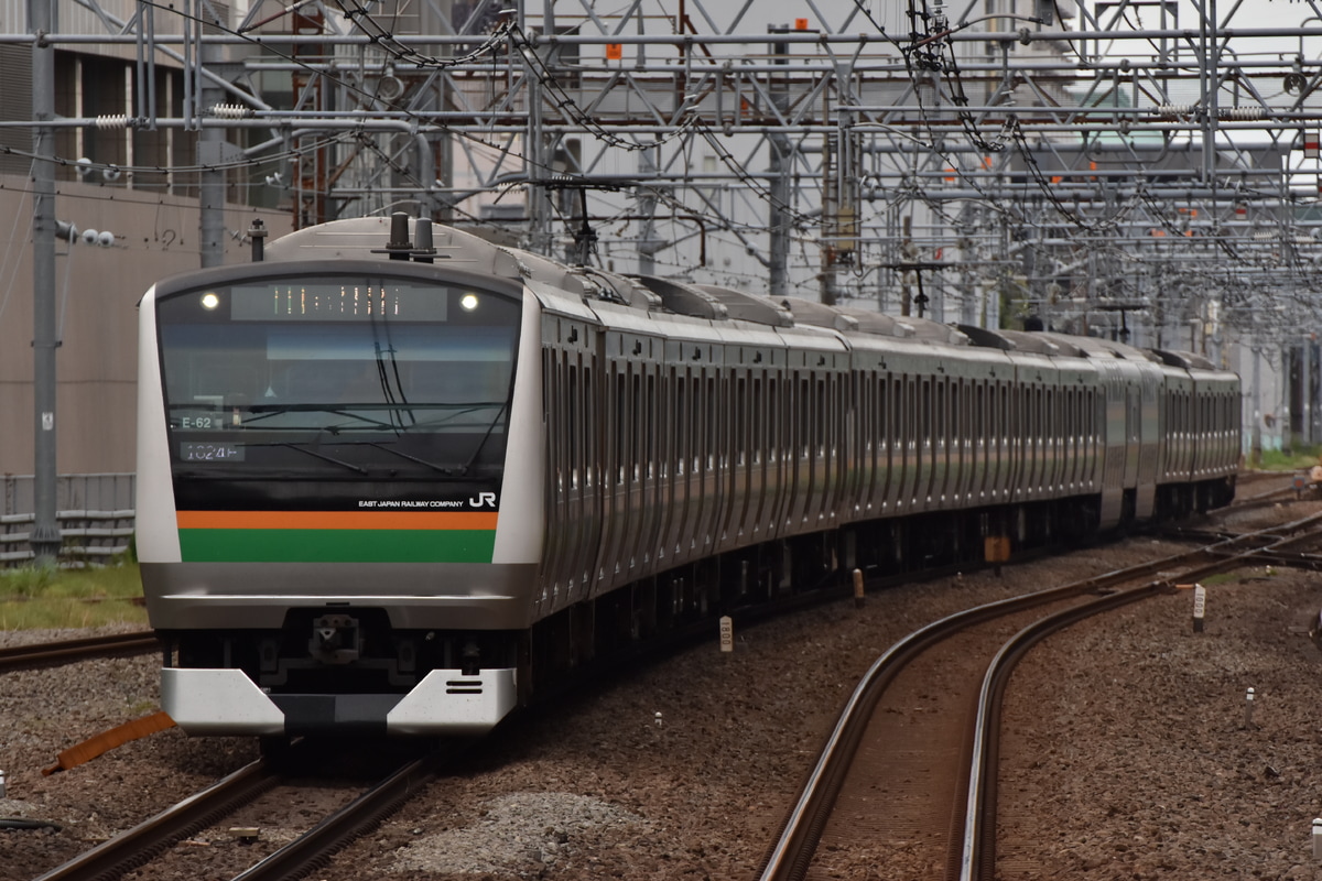 JR東日本 国府津車両センター E233系 コツE-62編成