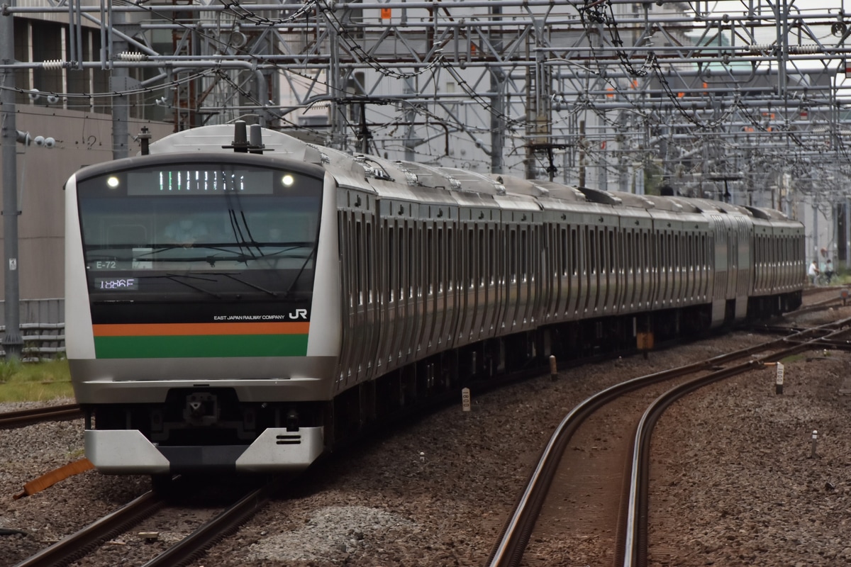 JR東日本 国府津車両センター E233系 コツE-72編成