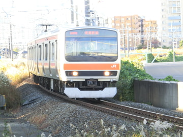 by3番ホーム準急電車