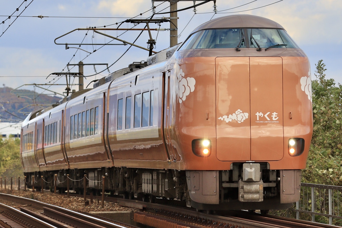 JR西日本 後藤総合車両所出雲支所 273系 Y8編成
