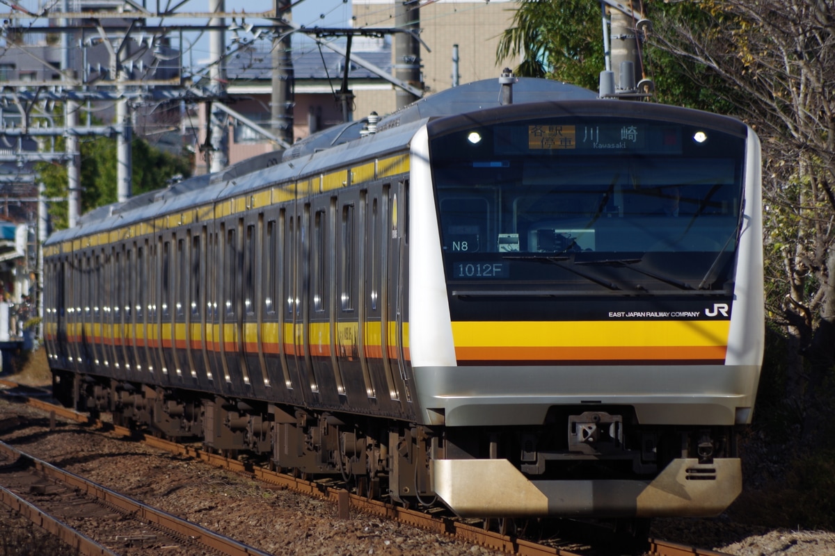 JR東日本 鎌倉車両センター中原支所 E233系 ナハN8編成