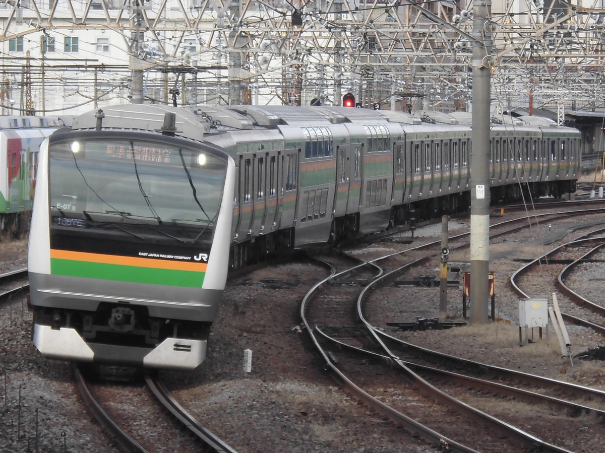 JR東日本 国府津車両センター E233系 E-07編成