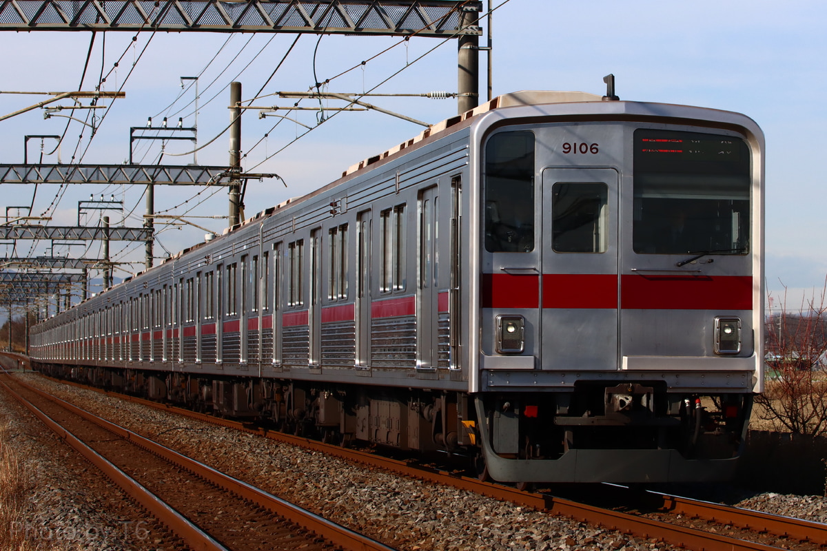 東武鉄道 森林公園検修区 9000系 9106f