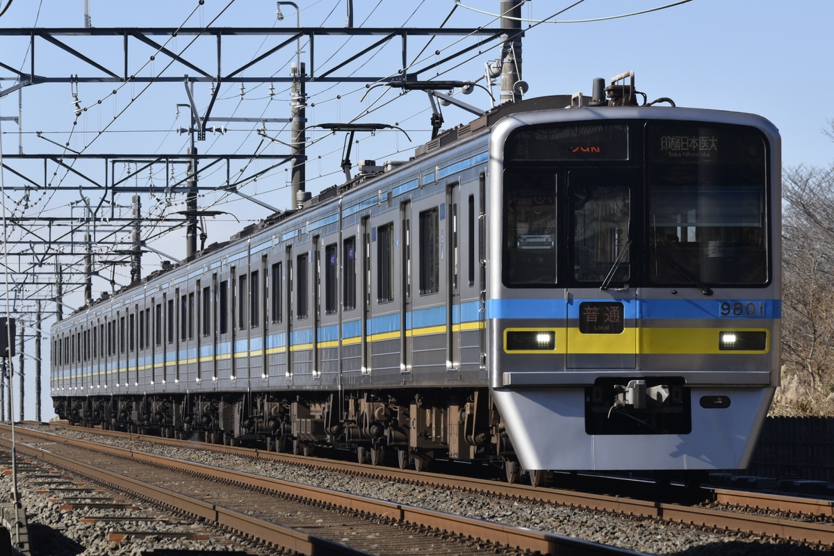 千葉ニュータウン鉄道 印旛車両基地 9800形 9808編成