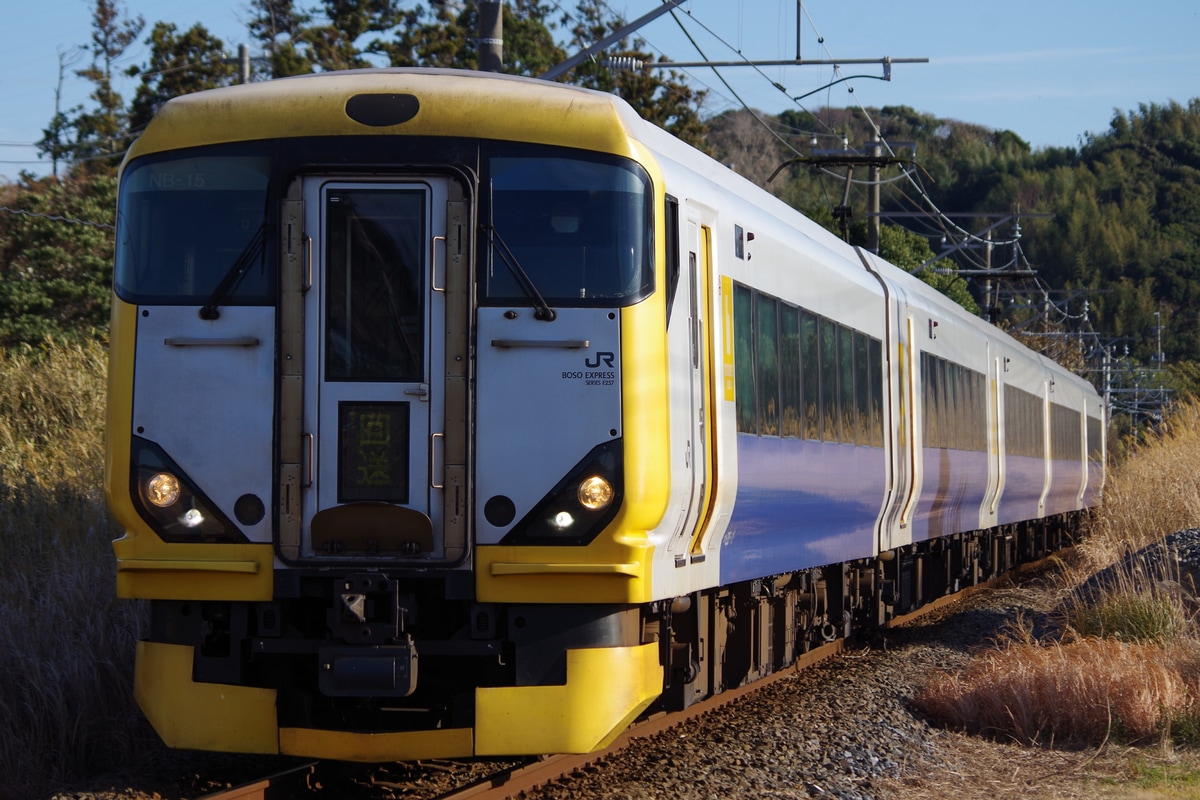 JR東日本 幕張車両センター E257系 マリNB-15編成