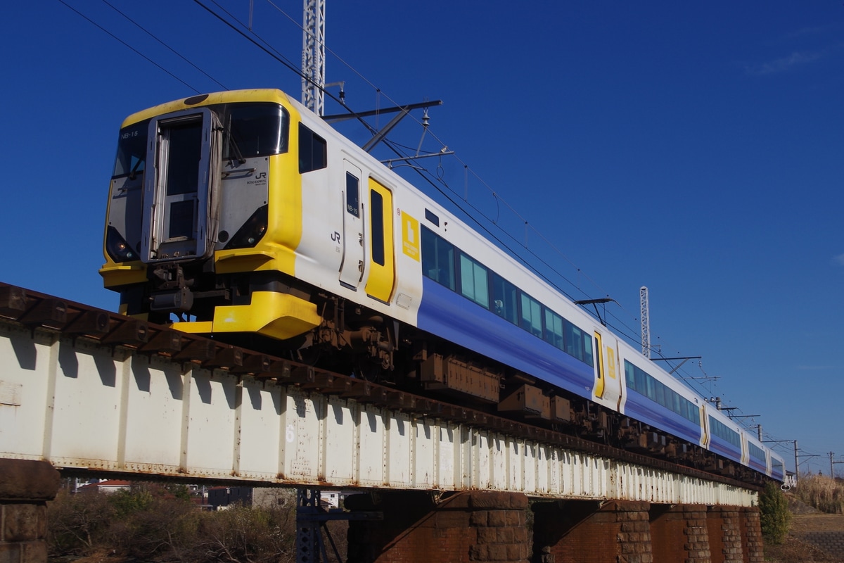 JR東日本 幕張車両センター E257系 マリNB-15編成