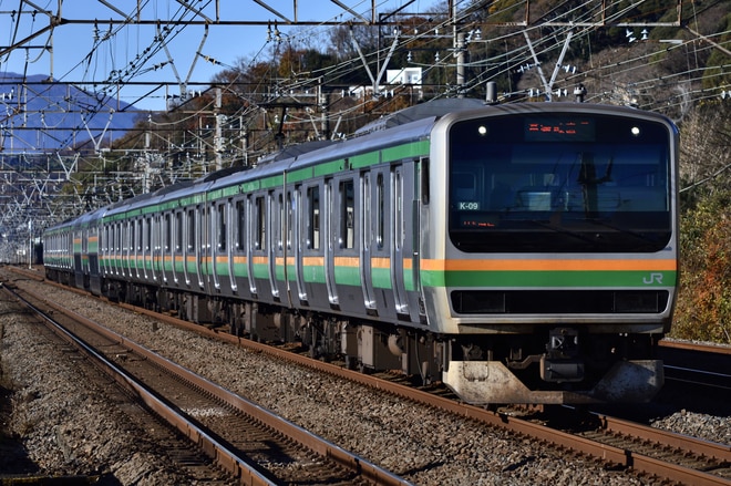 国府津車両センターE231系コツK-09編成を大磯～二宮間で撮影した写真