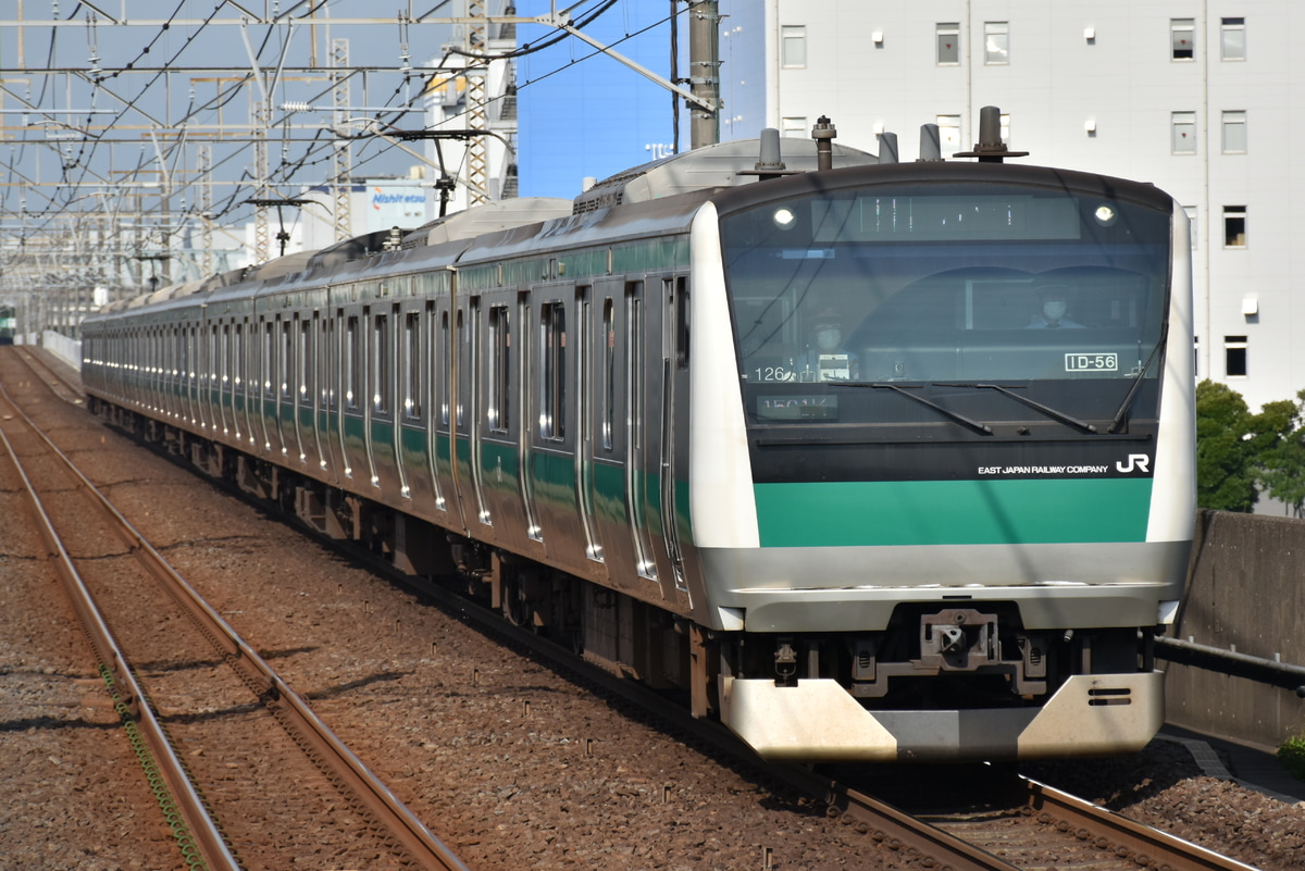 JR東日本 川越車両センター E233系 ハエ126編成