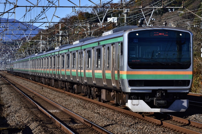 小山車両センターE231系 ヤマU6編成を大磯～二宮間で撮影した写真