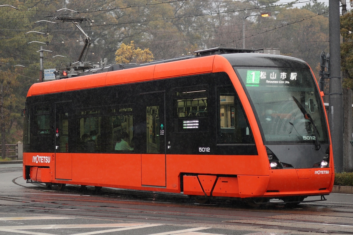 伊予鉄道 古町車両工場 モハ5000形 5012